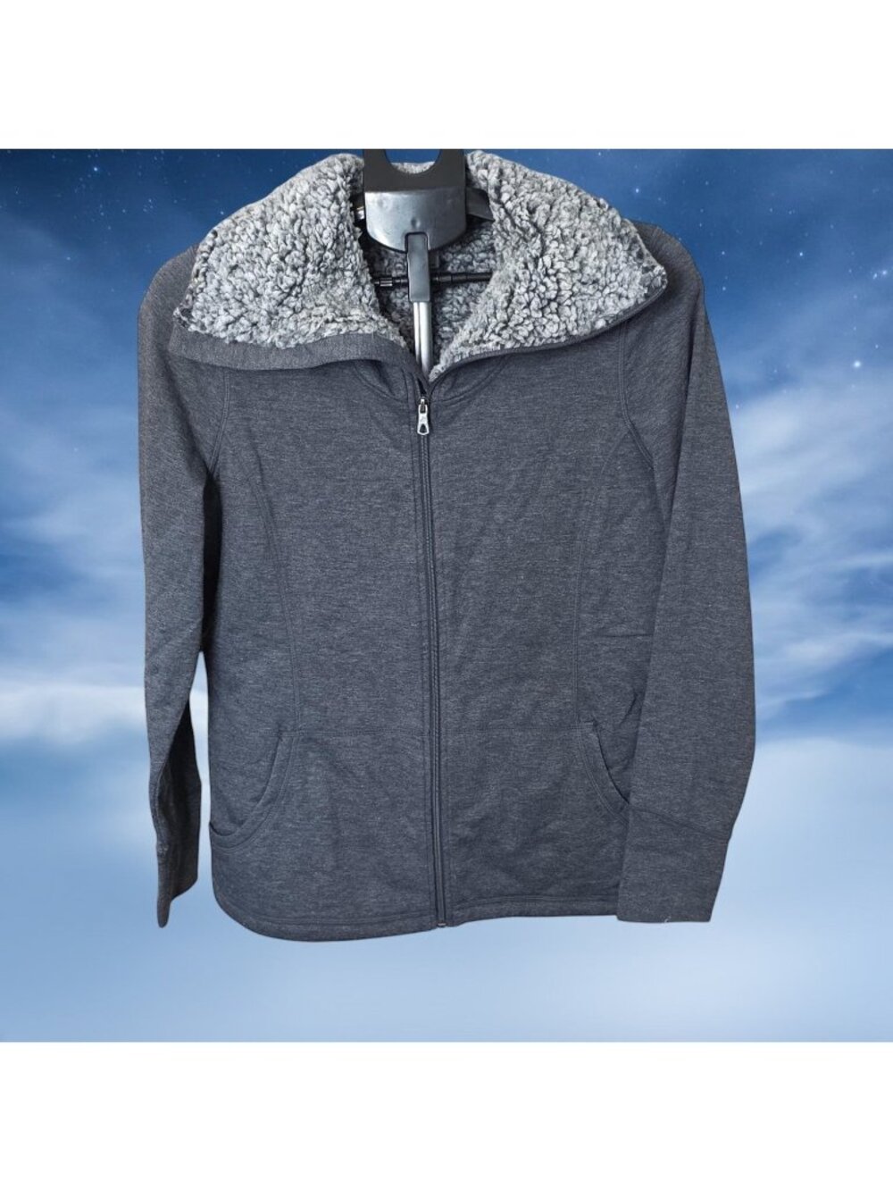 Women's Full Zip Fleece Lined Jacket - Picture 3 of 9